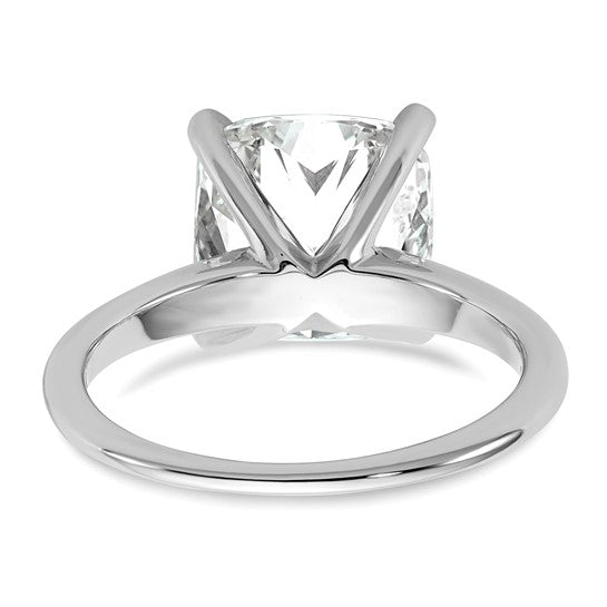 5ct Cushion Cut Solitaire Certified Lab Grown Diamond Engagement Ring