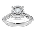 Load image into Gallery viewer, 5ct Round Center and Round Cut Accents Lab Grown Diamond Engagement Ring

