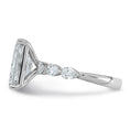 Load image into Gallery viewer, Radiant Cut with Pear Accents Certified Lab Grown Diamond Engagement Ring
