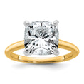 Load image into Gallery viewer, 5ct Cushion Cut Solitaire Lab Grown Diamond Engagement Ring
