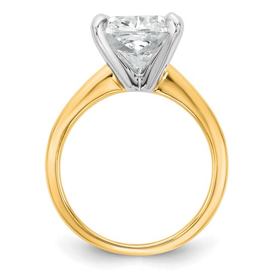 5ct Cushion Cut Solitaire Lab Grown Diamond Engagement Ring