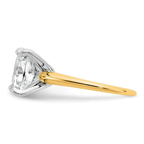5ct Cushion Cut Solitaire Lab Grown Diamond Engagement Ring