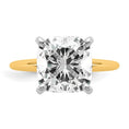 Load image into Gallery viewer, 5ct Cushion Cut Solitaire Lab Grown Diamond Engagement Ring
