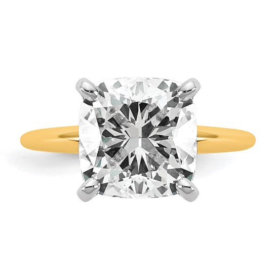 5ct Cushion Cut Solitaire Lab Grown Diamond Engagement Ring