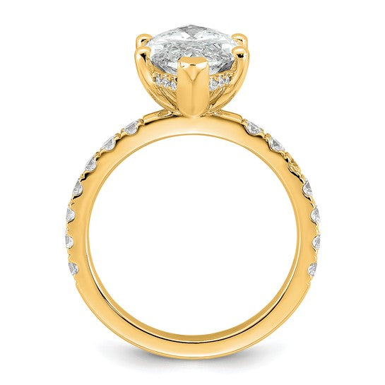 Marquis Solitaire Certified Lab Grown Diamond Engagement Ring