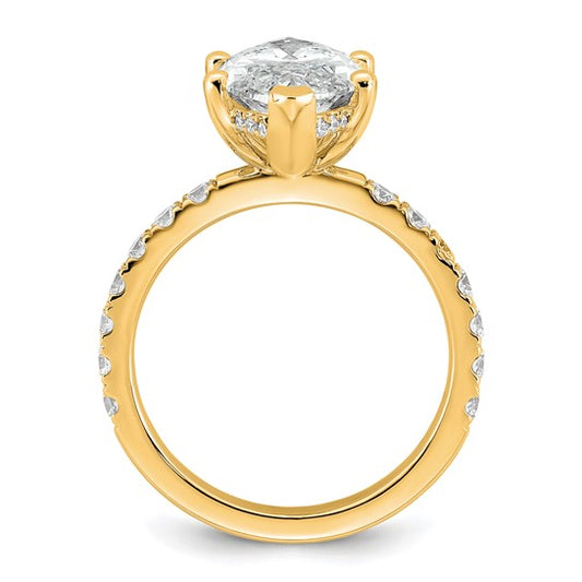 Marquis Solitaire Certified Lab Grown Diamond Engagement Ring