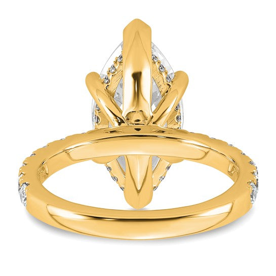 Marquis Solitaire Certified Lab Grown Diamond Engagement Ring