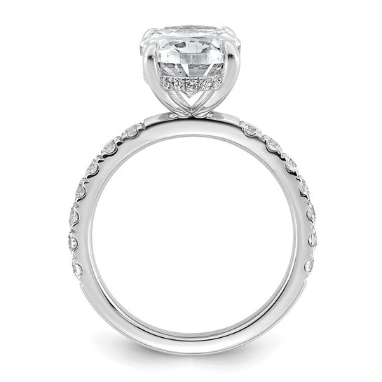 Oval Solitaire Lab Grown Diamond Engagement Ring