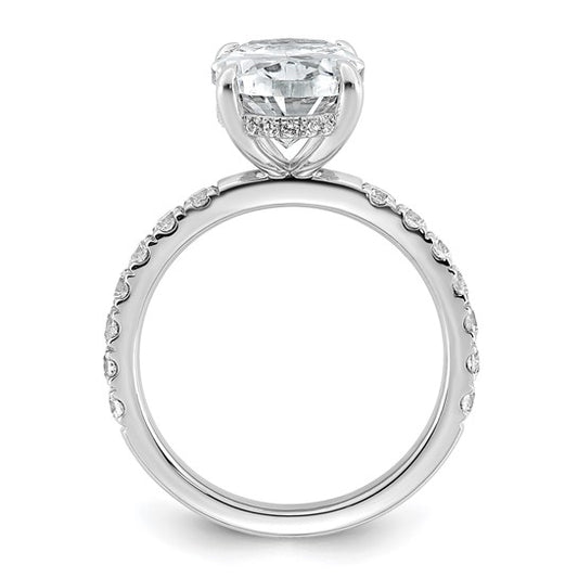 Oval Solitaire Lab Grown Diamond Engagement Ring
