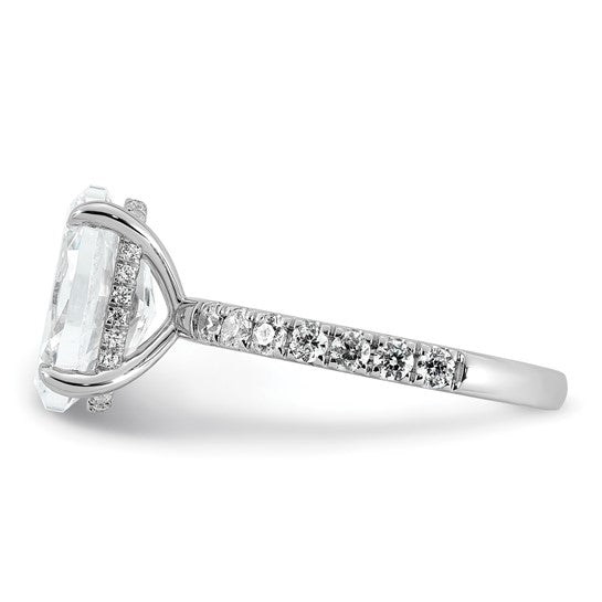 Oval Solitaire Lab Grown Diamond Engagement Ring