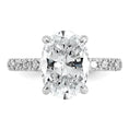 Load image into Gallery viewer, Oval Solitaire Lab Grown Diamond Engagement Ring
