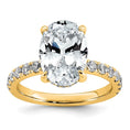 Load image into Gallery viewer, Oval Solitaire Lab Grown Diamond Engagement Ring
