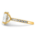 Load image into Gallery viewer, Oval Solitaire Lab Grown Diamond Engagement Ring
