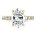 Load image into Gallery viewer, Oval Solitaire Lab Grown Diamond Engagement Ring
