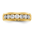 Load image into Gallery viewer, Men's 1.50 carat Seven Stone Lab Grown Diamond VS/SI+ G+
