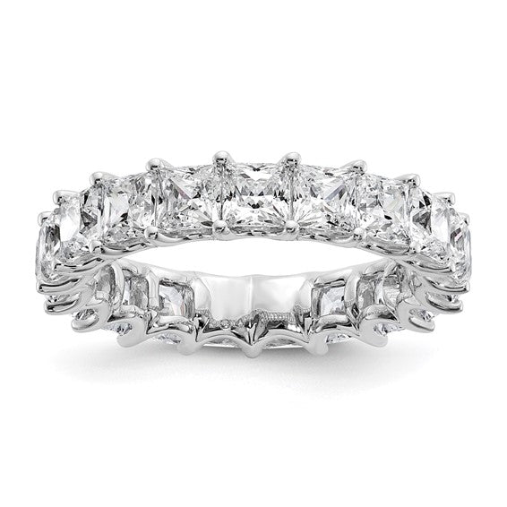5 carat Princess Eternity Wedding Band Certified Lab Grown Diamond