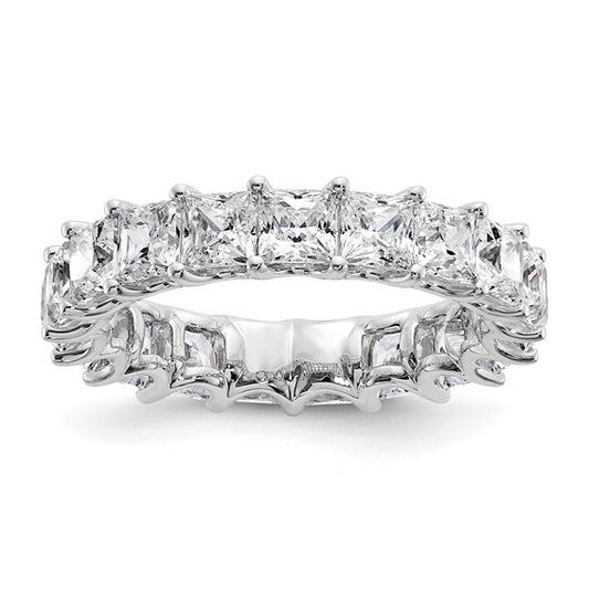 5 carat Princess Eternity Wedding Band Certified Lab Grown Diamond