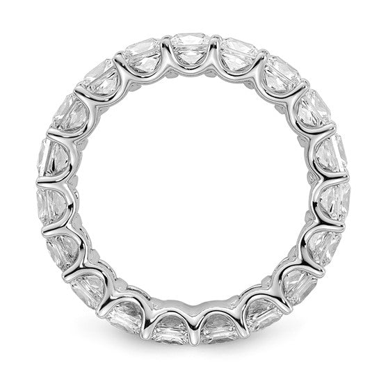 5 carat Princess Eternity Wedding Band Certified Lab Grown Diamond