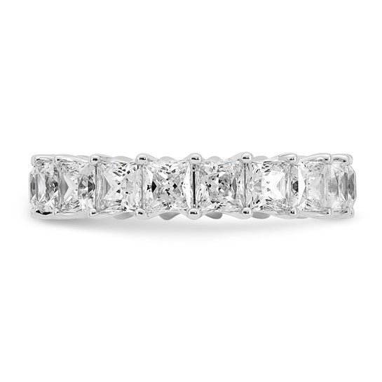 5 carat Princess Eternity Wedding Band Certified Lab Grown Diamond