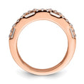Load image into Gallery viewer, Round / Baguette Diamond Wedding Band
