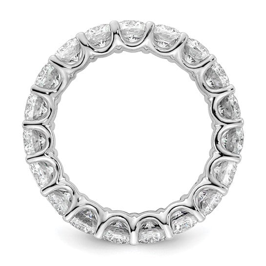 5 carat Oval Eternity Wedding Band Certified Lab Grown Ring