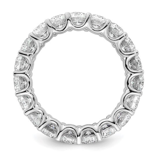 5 carat Oval Eternity Wedding Band Certified Lab Grown Ring