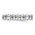 Load image into Gallery viewer, 5 carat Oval Eternity Wedding Band Certified Lab Grown Ring
