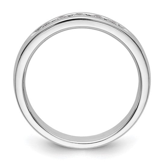 5-Stone Diamond Channel Wedding Band