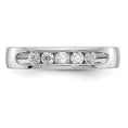 Load image into Gallery viewer, 5-Stone Diamond Channel Wedding Band
