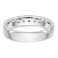 Load image into Gallery viewer, 5-Stone Diamond Channel Wedding Band
