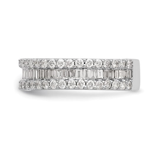Diamond ring with a white background