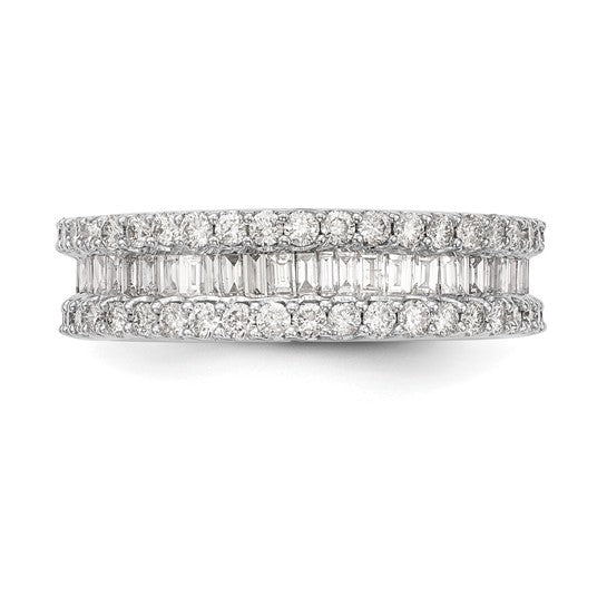 1.5 carat Baguette/Round Diamond Wedding Band