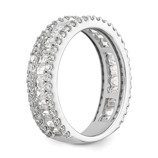 1.5 carat Baguette/Round Diamond Wedding Band