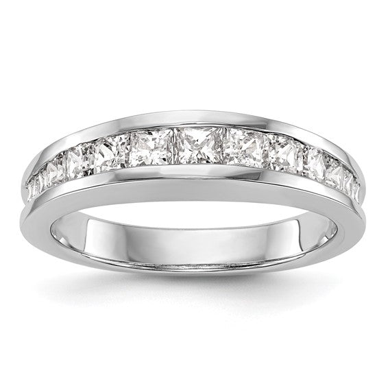 1.16 carat Channel-Set Princess Diamond Wedding Band