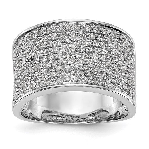 Micro Pave 1 carat Diamond Wedding Band
