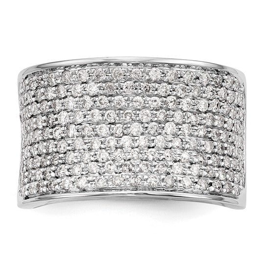 Micro Pave 1 carat Diamond Wedding Band