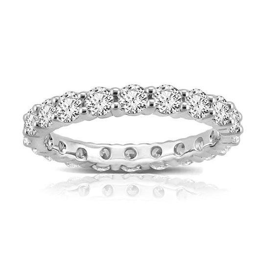 2.25 carat Diamond Eternity Wedding Band