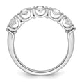 Load image into Gallery viewer, 5 Stone White Gold Diamond Tension Wedding Band
