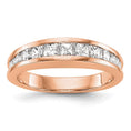 Load image into Gallery viewer, 1.16 carat Channel-Set Princess Diamond Wedding Band
