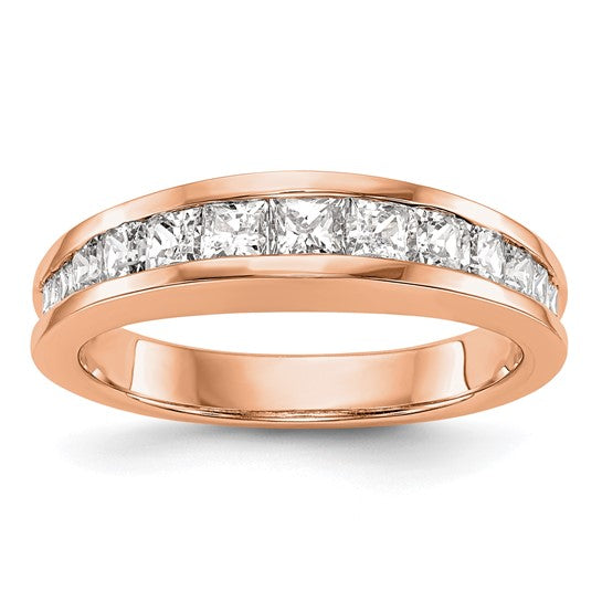1.16 carat Channel-Set Princess Diamond Wedding Band